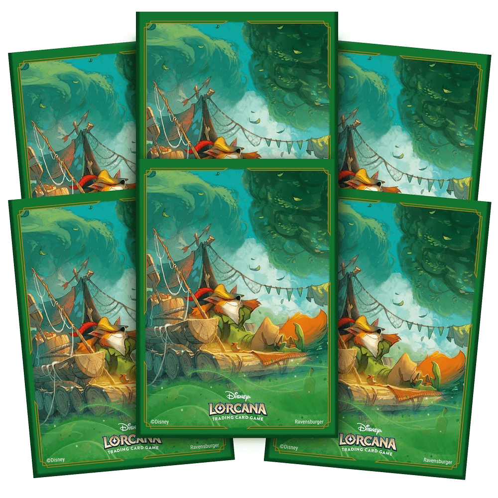 Disney Lorcana - Into The Inklands Sleeves 65ct - Robin Hood - Collector's Avenue