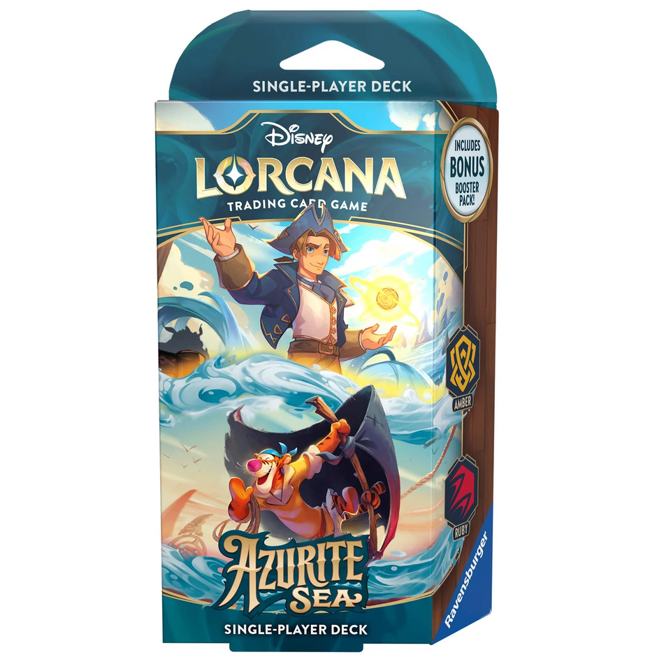 Disney Lorcana: Azurite Sea - Amber & Ruby Starter Deck