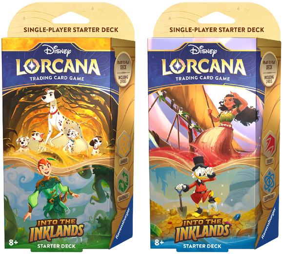 Disney Lorcana - Into the Inklands Starter Deck Set of 2