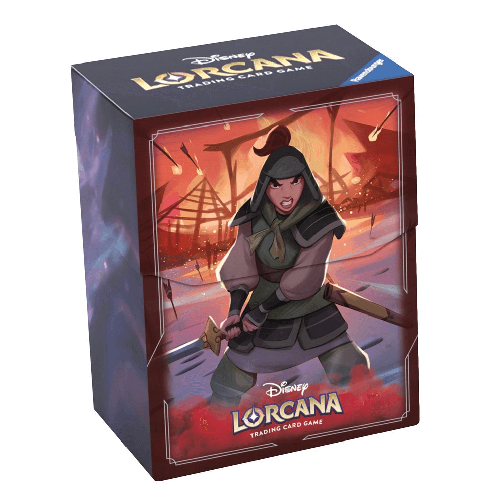 Disney Lorcana Rise of the Floodborn Deck Box 80ct - Mulan - Collector's Avenue