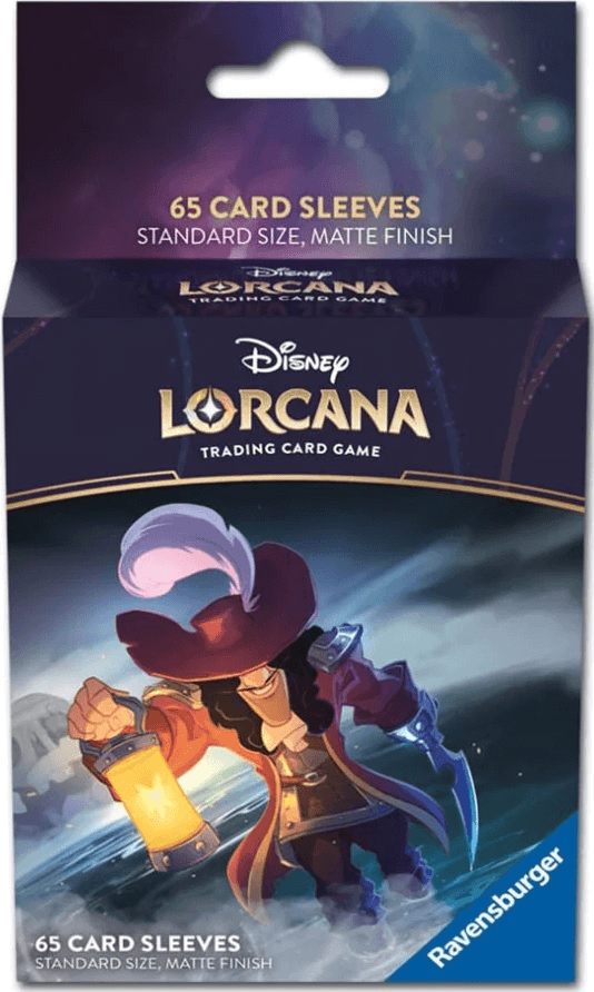 Disney Lorcana The First Chapter - Sleeves 65ct - Captain Hook - Collector's Avenue