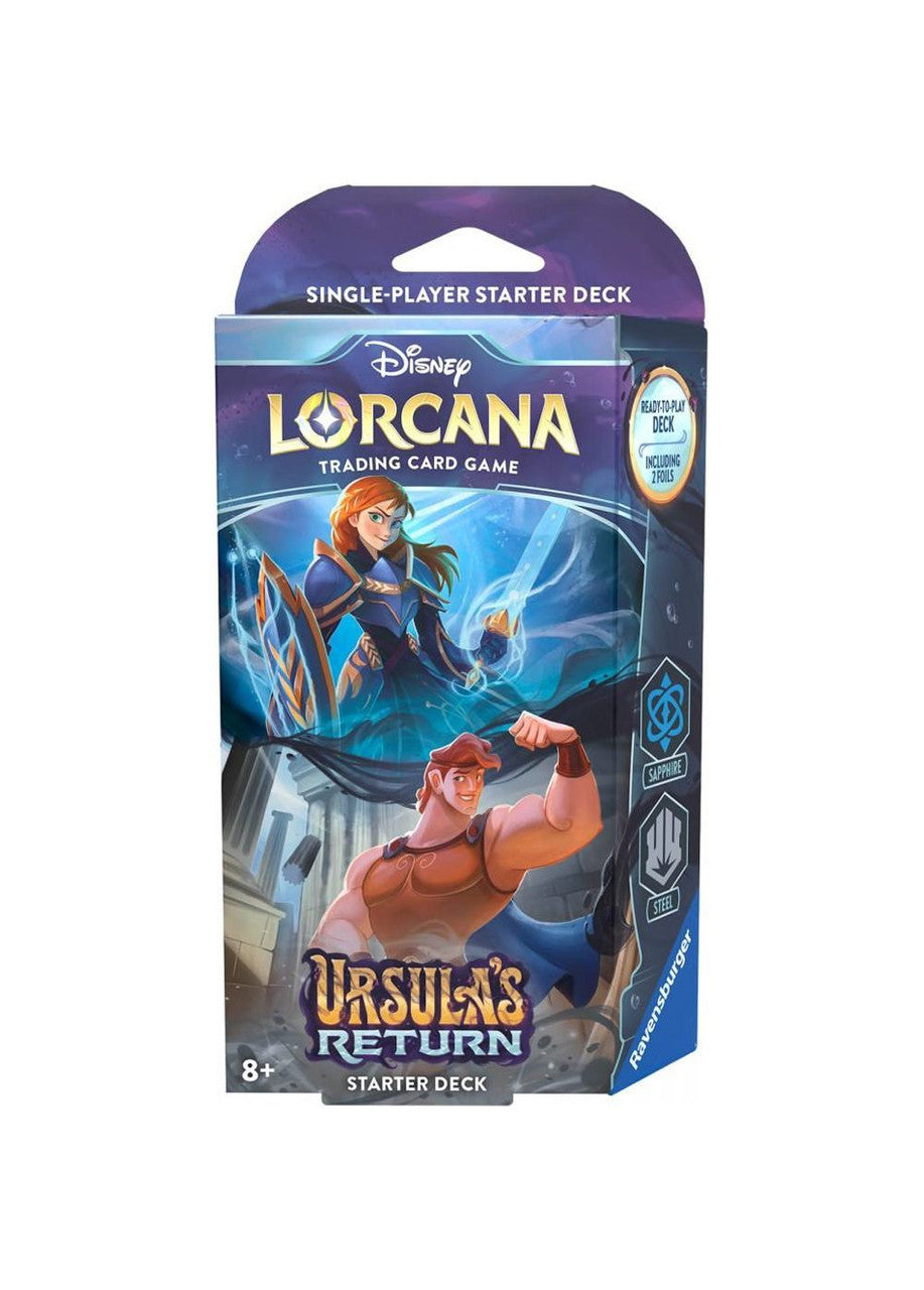 Disney Lorcana Ursula's Return Starter Deck Sapphire & Steel - Collector's Avenue