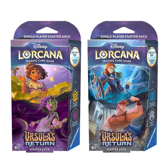 Disney Lorcana Ursula's Return Starter Deck Set Of 2
