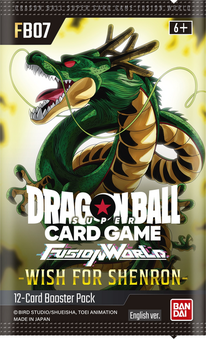 Dragon Ball Super Fusion World Set FB07 Wish For Shenron Booster Pack