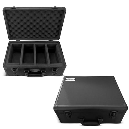 EVORETRO Aluminum Graded Case with Key System 4-Row Black