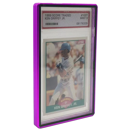 EVORETRO Magnetic Slab Case For Standard PSA & CGC Purple