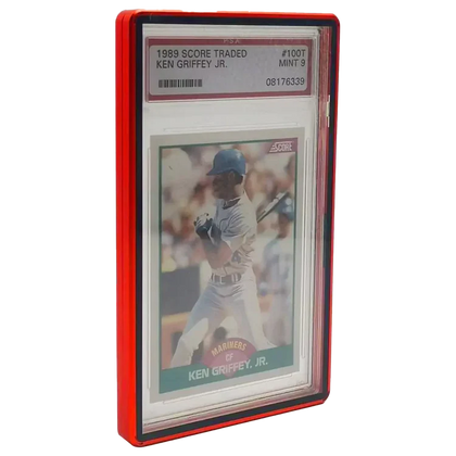 EVORETRO Magnetic Slab Case For Standard PSA & CGC Red