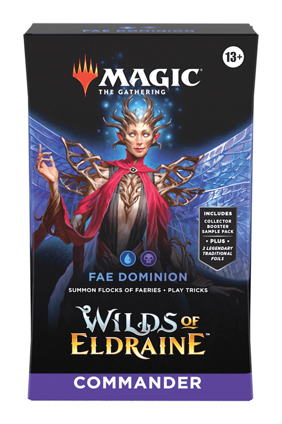Mtg Magic The Gathering Wilds of Eldraine Commander Deck - Fae Dominion