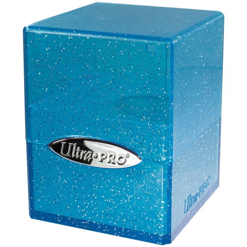 Ultra PRO Satin Cube Deck Box Glitter Blue - Collector's Avenue