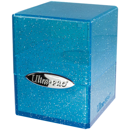 Ultra PRO Satin Cube Deck Box Glitter Blue - Collector's Avenue