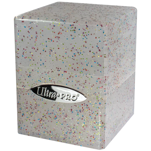 Ultra PRO Satin Cube Deck Box Glitter Clear - Collector's Avenue