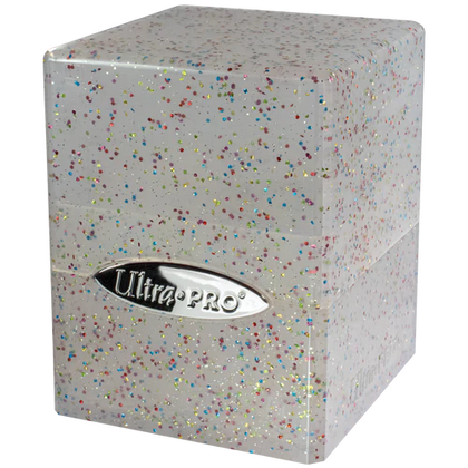 Ultra PRO Satin Cube Deck Box Glitter Clear - Collector's Avenue