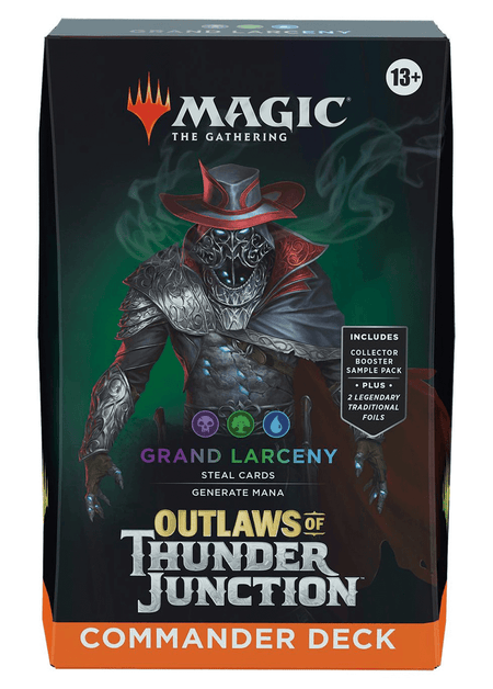 MTG Magic The Gathering - Outlaws of Thunder Junction - Commander Deck - Grand Larceny - Collector's Avenue