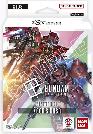Gundam Card Game - Starter Deck - ST-03 - Zeon's Rush
