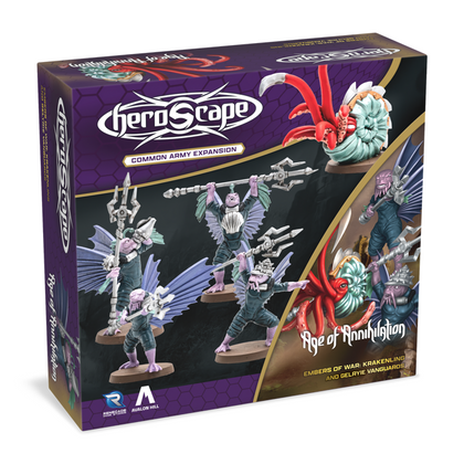 Heroscape Krakenling And Gelyrie Vanguards Army Expansion