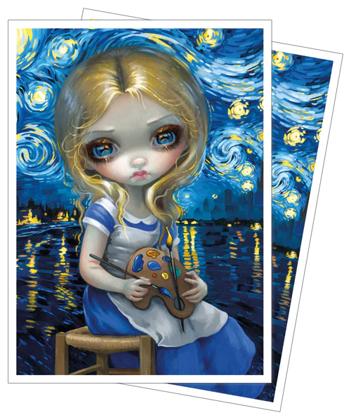 Ultra PRO Apex Deck Protector Sleeves 105ct - Jasmine Becket-Griffith Alice in The Starry Night - Collector's Avenue