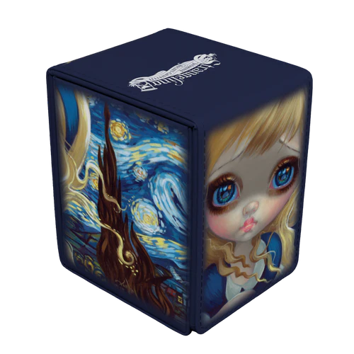 Ultra PRO Jasmine Becket-Griffith Alice in The Starry Night Premium Alcove Flip Deck Box