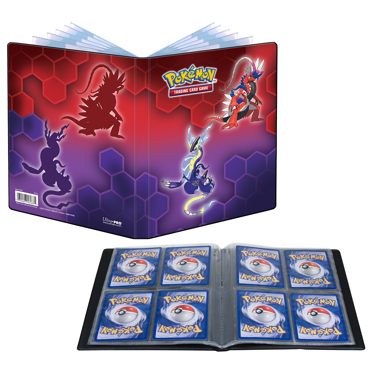 Pokemon Koraidon & Miraidon Ultra PRO 4-Pocket Portfolio - Collector's Avenue