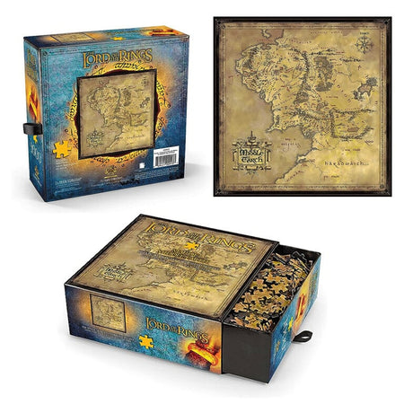 Lord of The Rings Map of Middle Earth Puzzle - Collector's Avenue