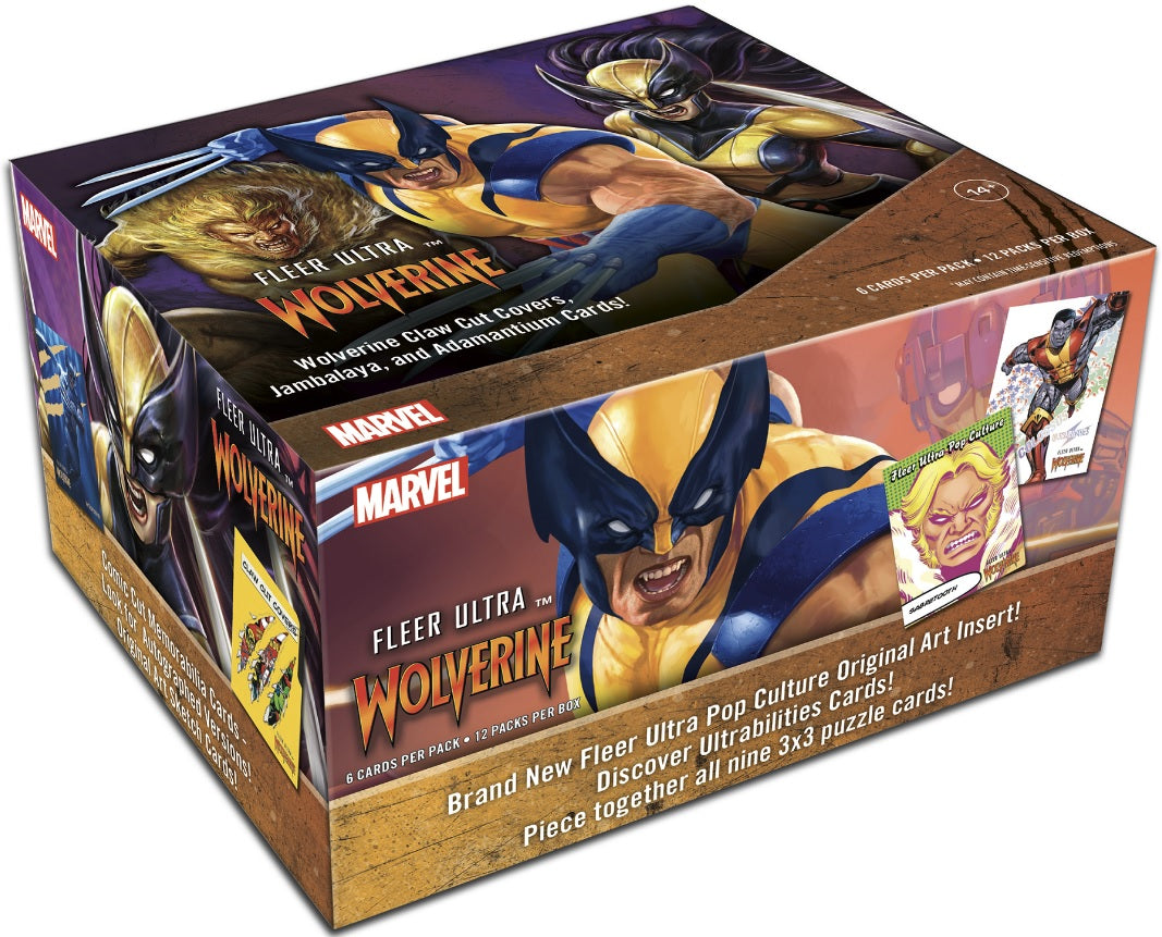 2023 Upper Deck Fleer Ultra Marvel Wolverine Hobby Box - Collector's Avenue