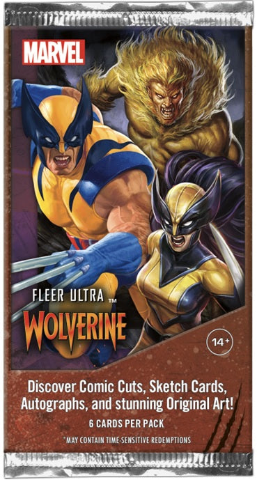 2023 Upper Deck Fleer Ultra Marvel Wolverine Hobby Box - Collector's Avenue