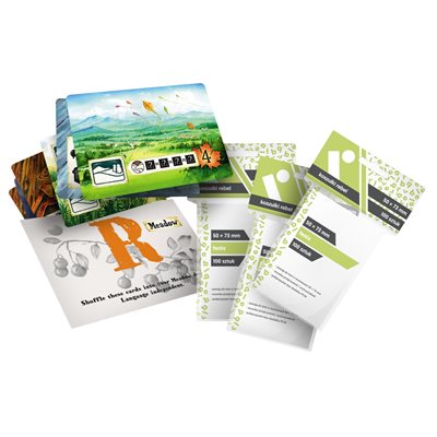 meadow cards & sleeves pack The set includes 300 transparent sleeves in Meadow cards size Meadow Cards & Sleeves Pack