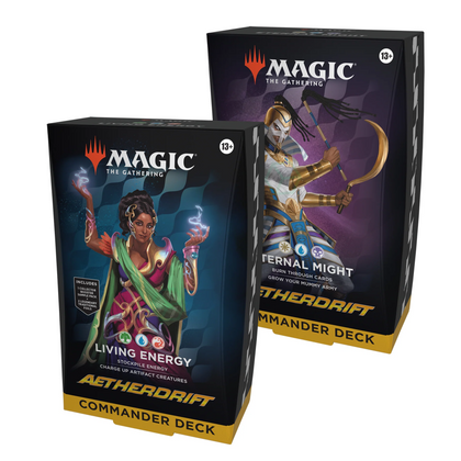 MTG Magic the Gathering - Aetherdrift  - Commander Deck Set Of 2