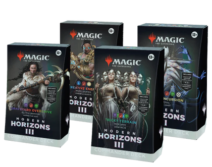 MTG Magic The Gathering - Modern Horizons 3 - Commander Deck Set of 4 - Collector's Avenue