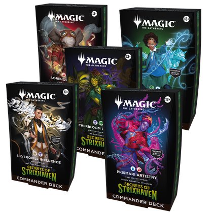 MTG Magic The Gathering - Secrets of Strixhaven - Commander Deck Set of 5