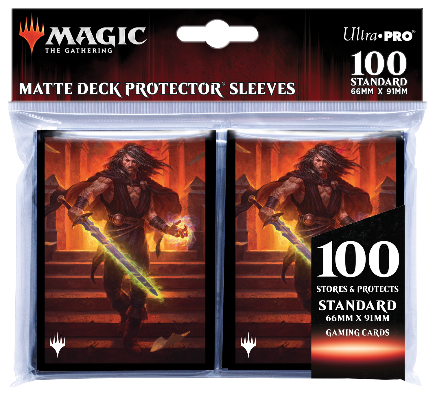 MTG Magic The Gathering Dominaria United 100ct Deck Protector sleeves B featuring Commander Jared Carthalion - Collector's Avenue