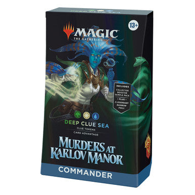 MTG Magic The Gathering Murders at Karlov Manor Commander Deck Deep Clue Sea - Collector's Avenue