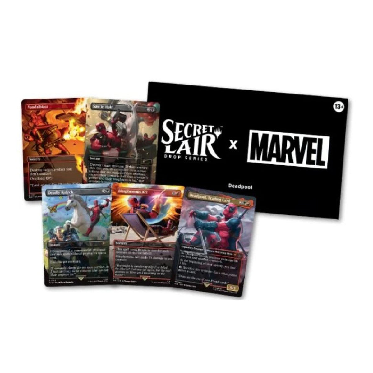 MTG Magic The Gathering Secret Lair Marvel's Deadpool (Non-Foil) Collector's Avenue MTG Magic The Gathering Secret Lair Marvel's Deadpool (Non-Foil) Collector's Avenue