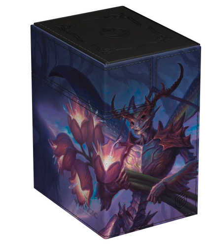 MTG Magic The Gathering Ultimate Guard Flip'n'Tray 133+ Xenoskin Deck Case - Lorwyn Eclipsed -  Bitterbloom Bearer