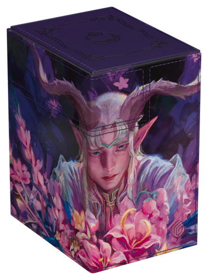 MTG Magic The Gathering Ultimate Guard Flip'n'Tray 133+ Xenoskin Deck Case - Lorwyn Eclipsed -  Dawnhand Eulogist