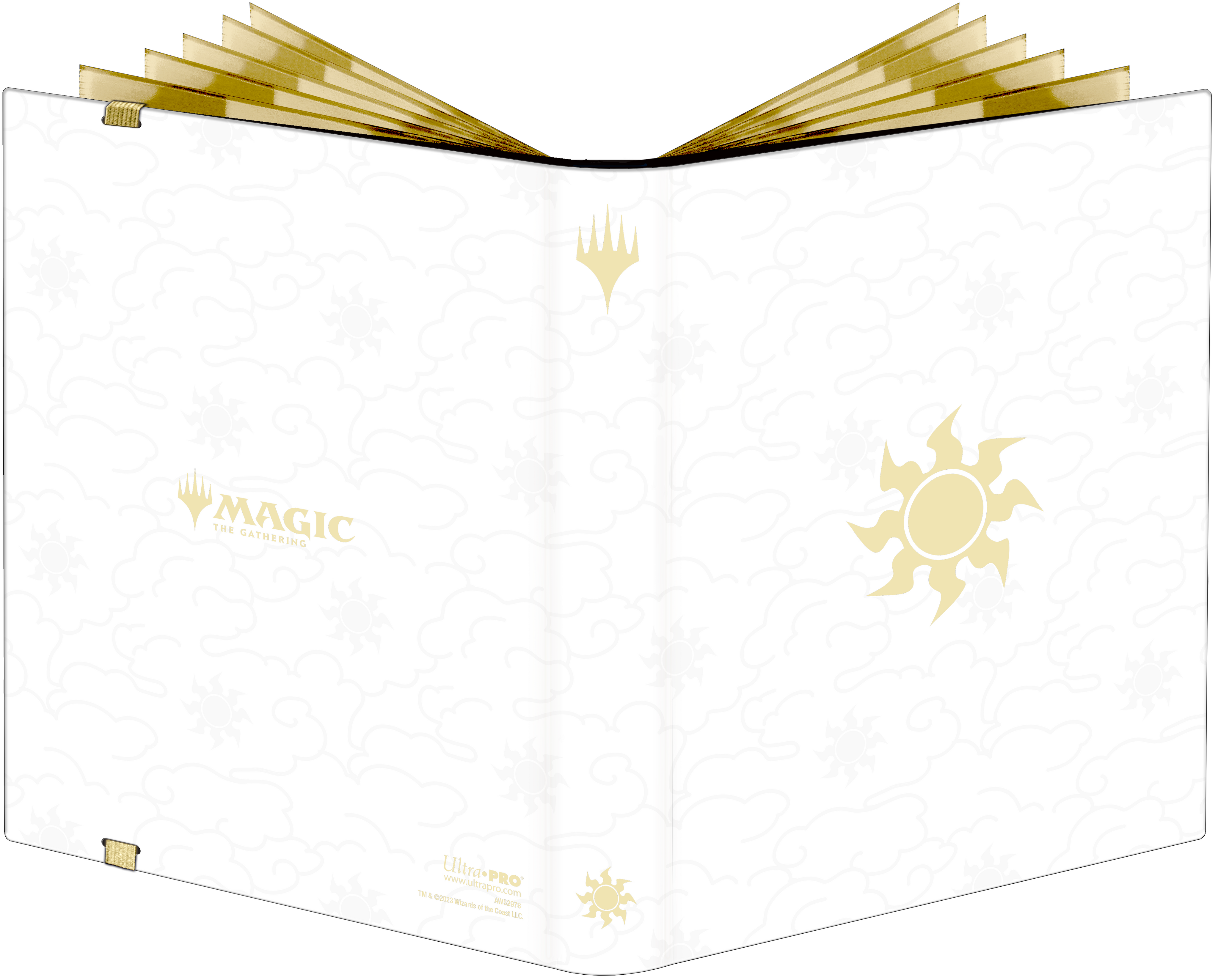 MTG Magic The Gathering Ultra PRO - Mana 8 - 9-Pocket Zip PRO-Binder - Plains - Collector's Avenue