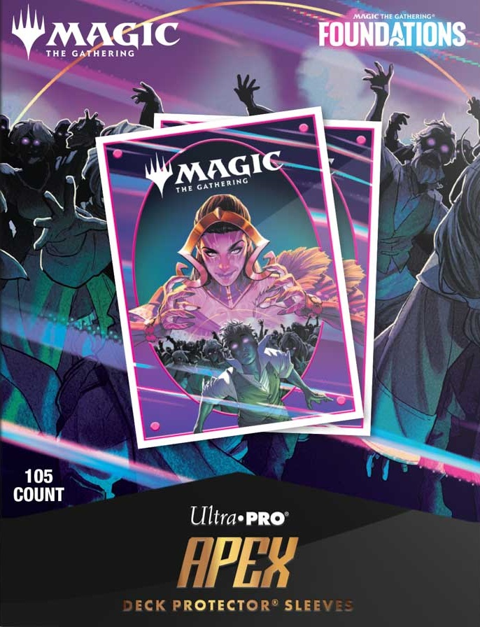 MTG Magic The Gathering Ultra PRO APEX Deck Protector Sleeves 105ct - Collector's Avenue MTG Magic The Gathering Ultra PRO APEX Deck Protector Sleeves 105ct - Collector's Avenue
