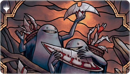 MTG Magic The Gathering Ultra Pro Playmat - March of the Machine Aftermath - White Stitched V3