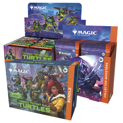 MTG Magic the Gathering - Teenage Mutant Ninja Turtles - (Play + Collector Booster Box + Bundle) Combo #3