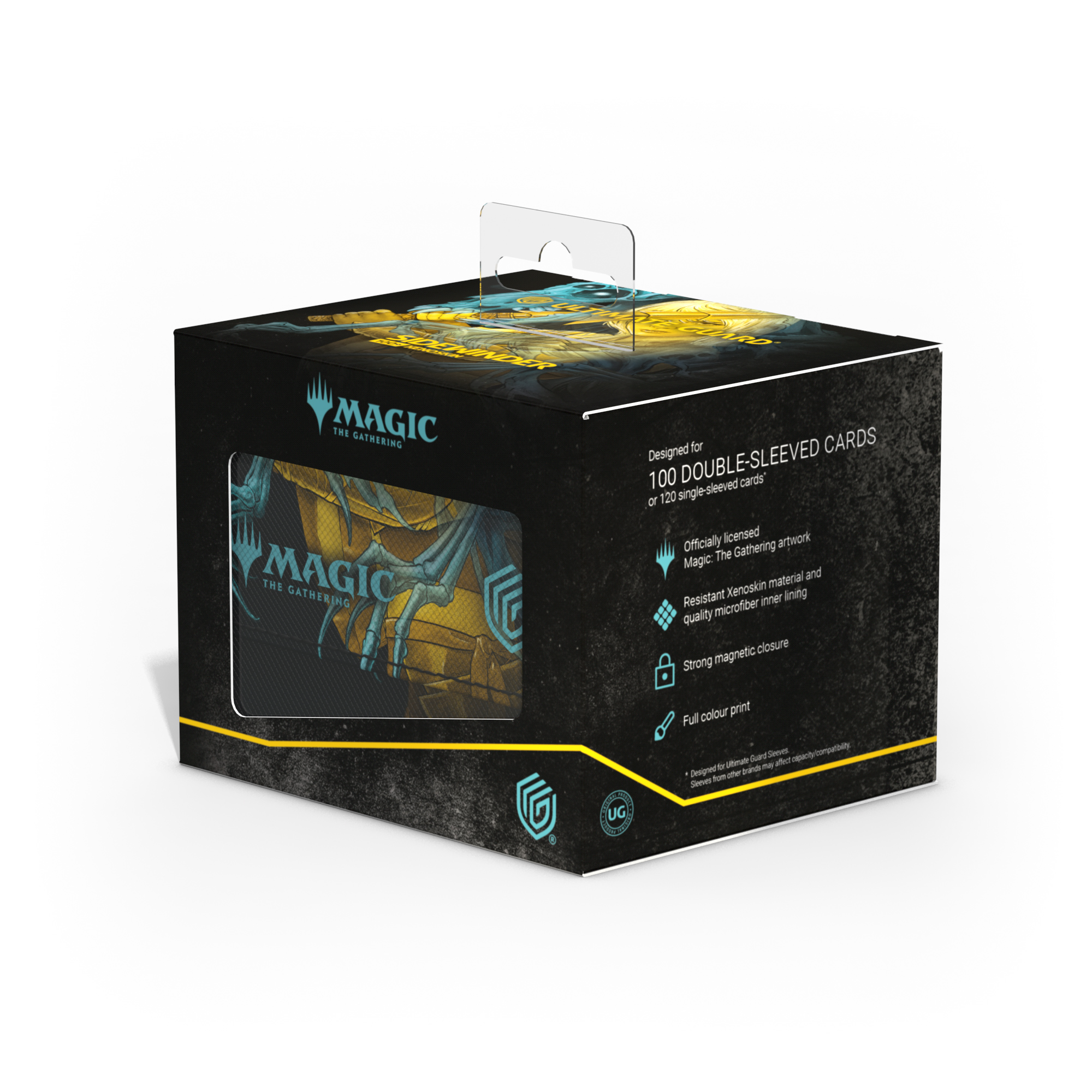 MTG Magic The Gathering Ultimate Guard Sidewinder 100+ Xenoskin Deck Case - Duskmourn - V1  The Wandering Rescuer - Collector's Avenue