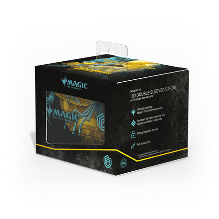 MTG Magic The Gathering Ultimate Guard Sidewinder 100+ Xenoskin Deck Case - Duskmourn - V1  The Wandering Rescuer - Collector's Avenue