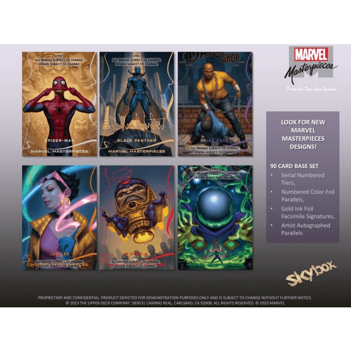 2022 Upper Deck Marvel Masterpieces Hobby Box - Collector's Avenue