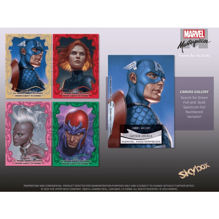 2022 Upper Deck Marvel Masterpieces Hobby Box - Collector's Avenue