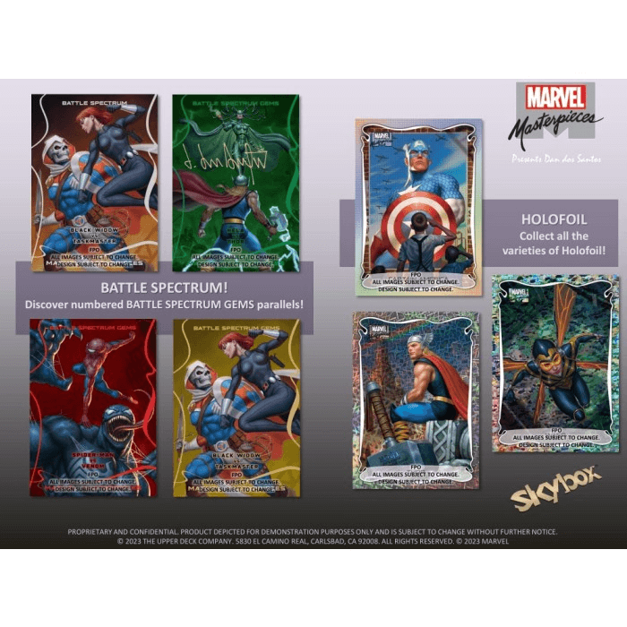 2022 Upper Deck Marvel Masterpieces Hobby Box - Collector's Avenue