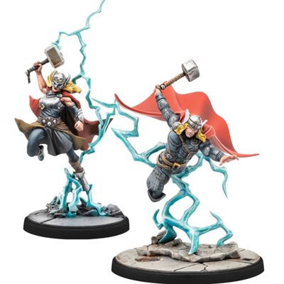 Marvel Crisis Protocol Mighty Thor, Lady Sif, Thor, and Loki Character Pack - Collector's Avenue