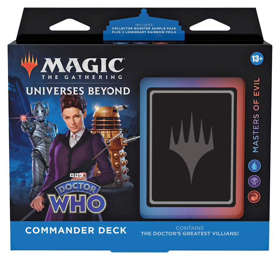 MTG Magic The Gathering Universes Beyond Doctor Who Commander Deck - Masters of Evil - Collector's Avenue