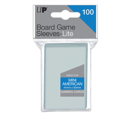 Ultra PRO Mini American Lite Board Game Sleeves 41mm x 63mm 100ct