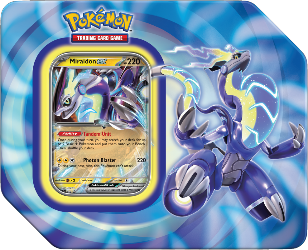 Pokemon Paldea Legends Tin - Miraidon ex - Collector's Avenue