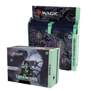 Mtg Magic The Gathering - Duskmourn: House of Horror - (Collector Booster Box + Bundle) Combo #2 - Collector's Avenue