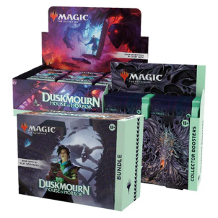 Mtg Magic The Gathering - Duskmourn: House of Horror - (Play + Collector Booster Box + Bundle) Combo #3 - Collector's Avenue