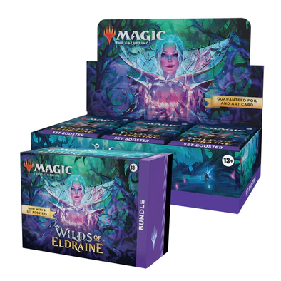 Mtg Magic The Gathering Wilds of Eldraine (Set Booster Box + Bundle) Combo #2
